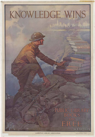 Illustration for article titled Read to Win the War: 13 Vintage Posters Promoting American Libraries